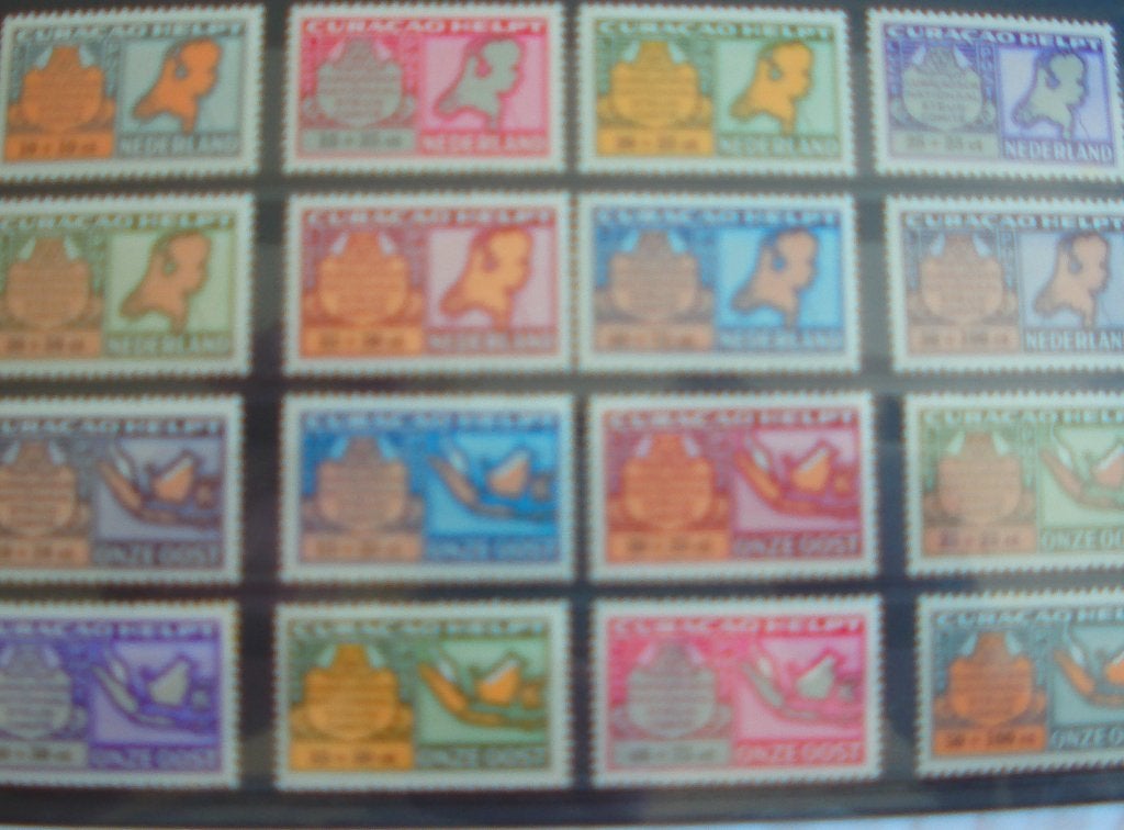 Curaçao LP 53-LP 68 XX serie, Postzegels en Munten, Postzegels | Volle albums en Verzamelingen, Ophalen of Verzenden, Buitenland