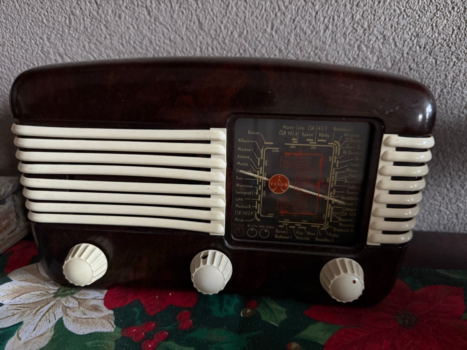 Vintage buizenradio - Decoratief object, Ophalen of Verzenden, Gebruikt, Radio