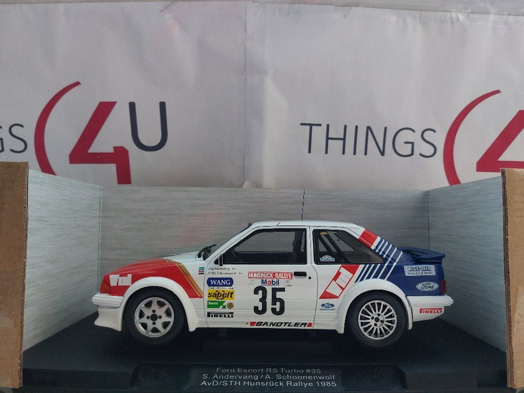 MCG 1:18 Ford Escort RS Turbo No.35, Hunsrück Rally 1985, Ophalen of Verzenden, Nieuw, Auto, Overige merken