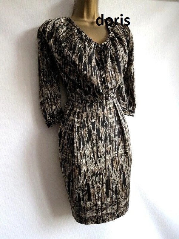 mooi karen millen jurk maat 6/34 oksel tot oksel 41-43 cm, Ophalen of Verzenden, Zo goed als nieuw, Maat 34 (XS) of kleiner, Boven de knie