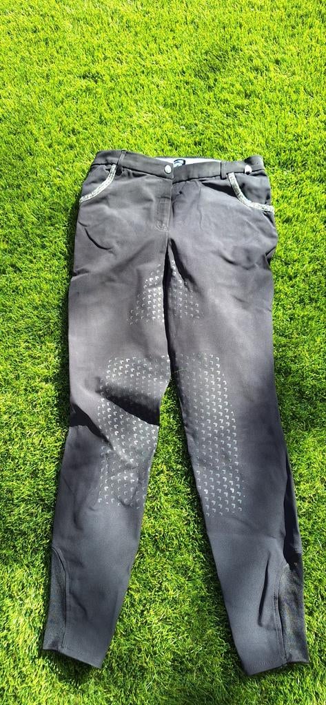 Horka rijbroek, full seat, bling,maat 38,zwart, Ophalen of Verzenden, Dressuur, Onderkleding