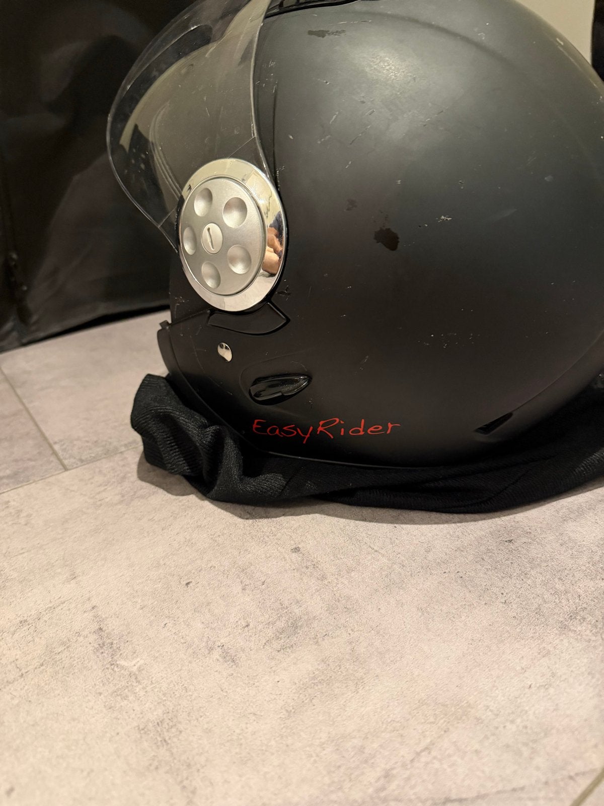 Helm maat M gebruikt - EasyRider / DEMM Helmet, Ophalen of Verzenden, Gebruikt, Medium