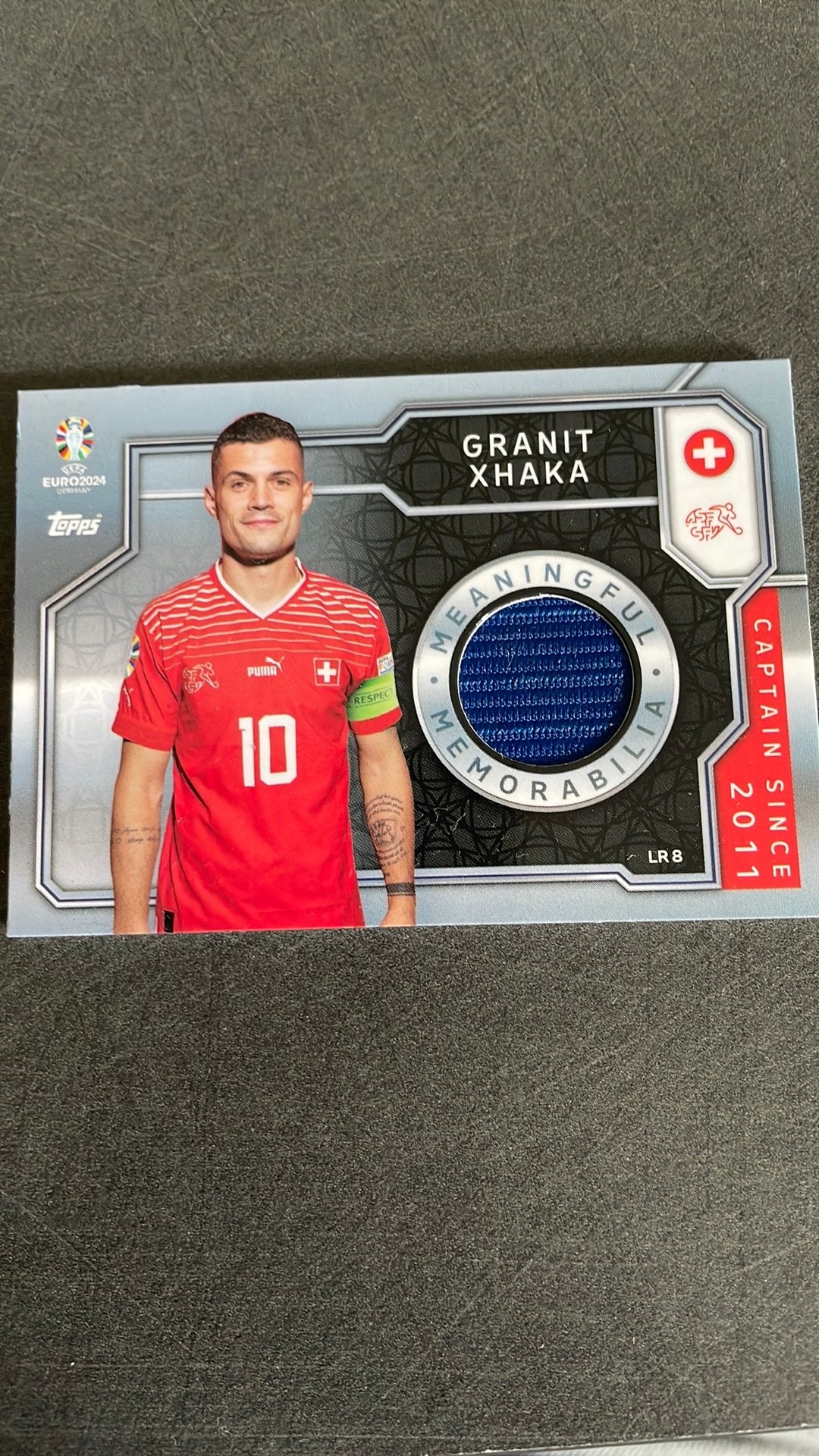 Granit xhaka relic card, Ophalen of Verzenden, Zo goed als nieuw, Buitenlandse clubs