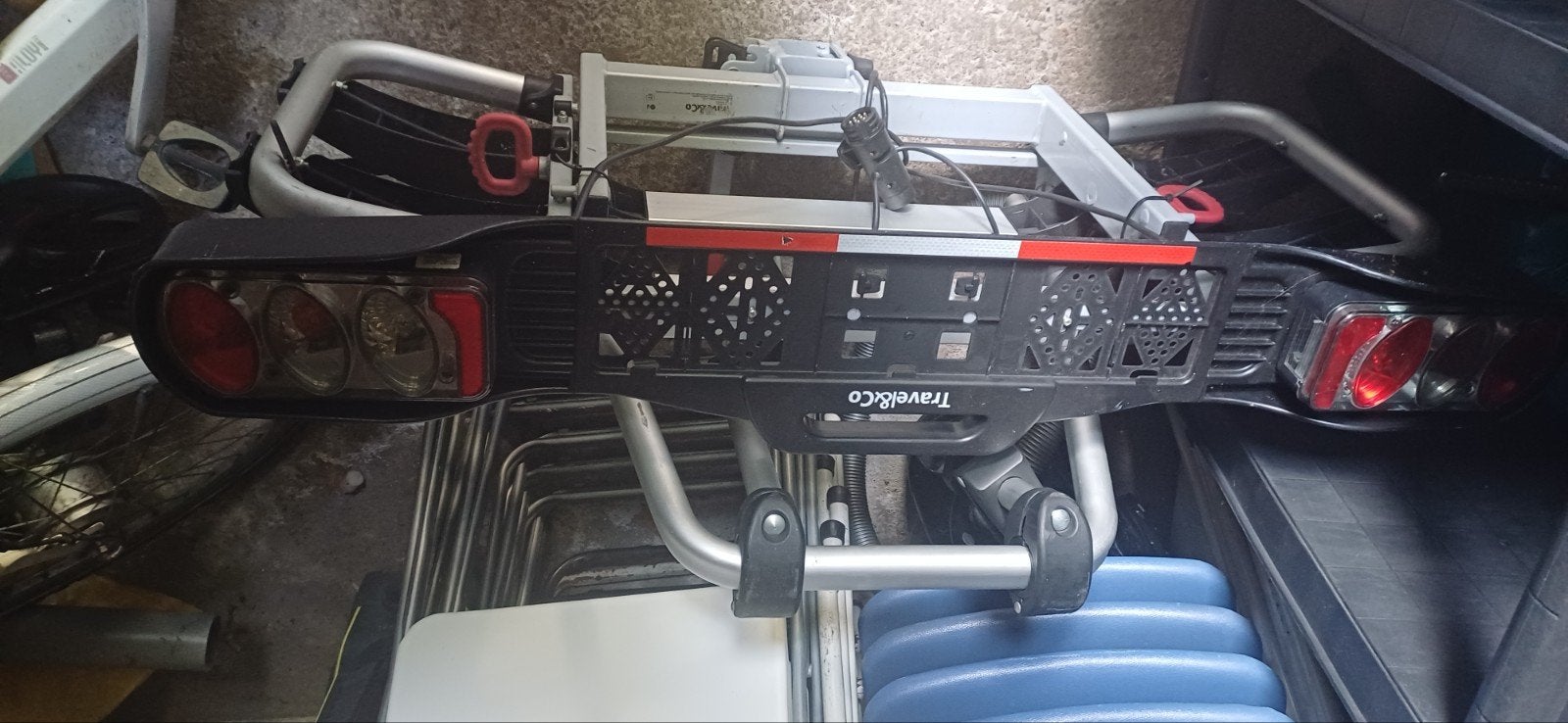 Travel & Co Trekhaak Fietsendrager met Opritgoot, Auto diversen, Ophalen, Gebruikt, 2 fietsen, Trekhaakdrager