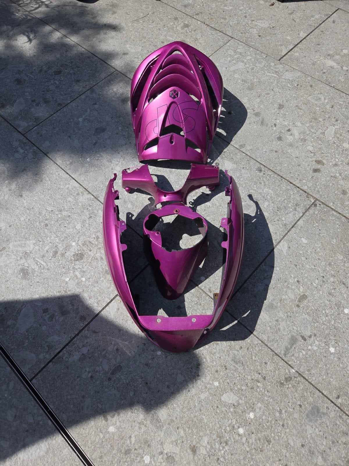 Roze Kappen Set voor Piaggio Zip Scooter, Ophalen of Verzenden, Gebruikt, Kap, Piaggio