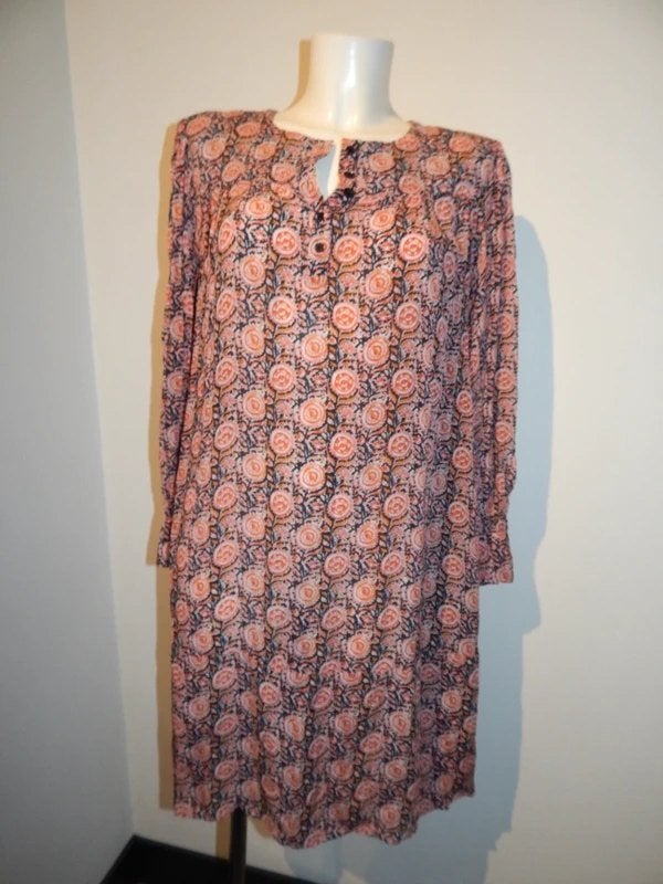 Antik Batik jurk Ibiza styl jurk in mooie aparte print mt 38, Kleding | Dames, Jurken, Maat 38/40 (M), Overige kleuren, Verzenden