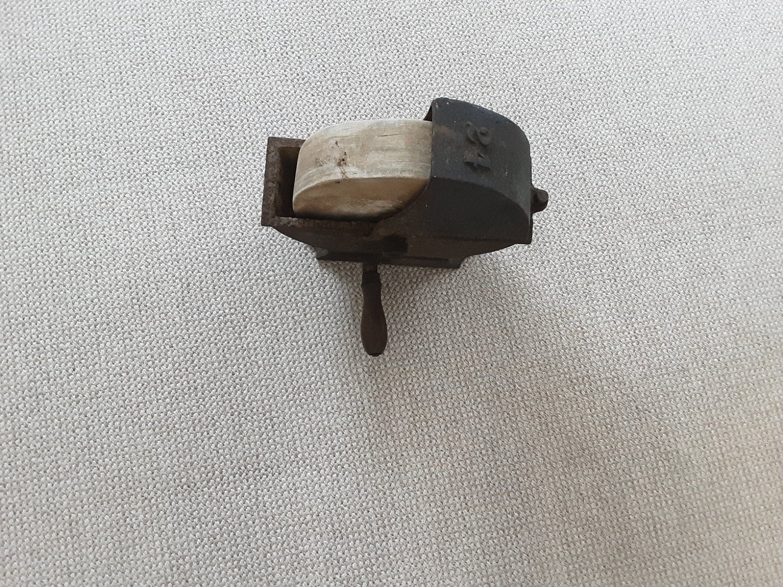 Antieke handslijpmachine - Vintage slijper, Ophalen of Verzenden