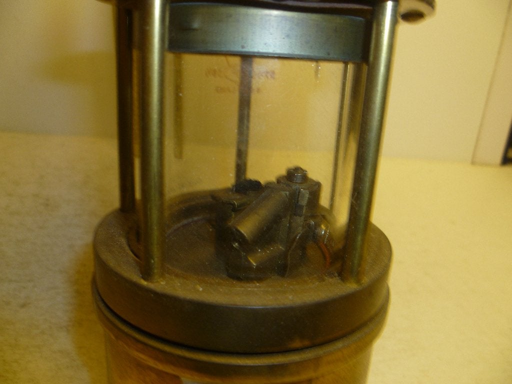 Mijnlamp met glaasje 59 1/2 MP 58 1/2 Scotland, Ophalen of Verzenden
