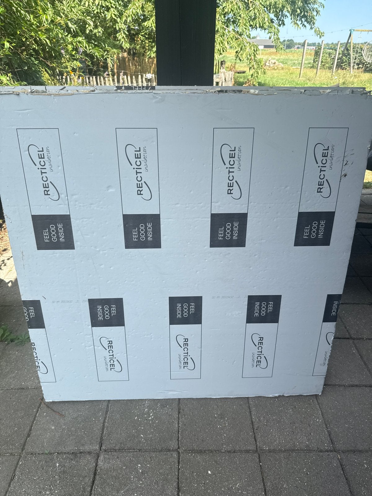 3 Recticel isolatieplaten 120x120 cm, 5 cm dik, Ophalen, 4 tot 8 cm, Nieuw, Hardschuim (Pir)