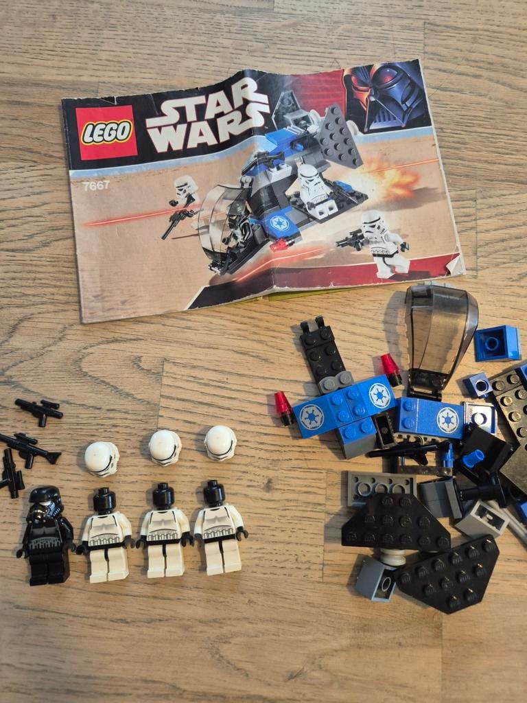 Lego Star Wars 7667 imperial dropship, Kinderen en Baby's, Speelgoed | Duplo en Lego, Zo goed als nieuw, Lego, Complete set, Ophalen of Verzenden
