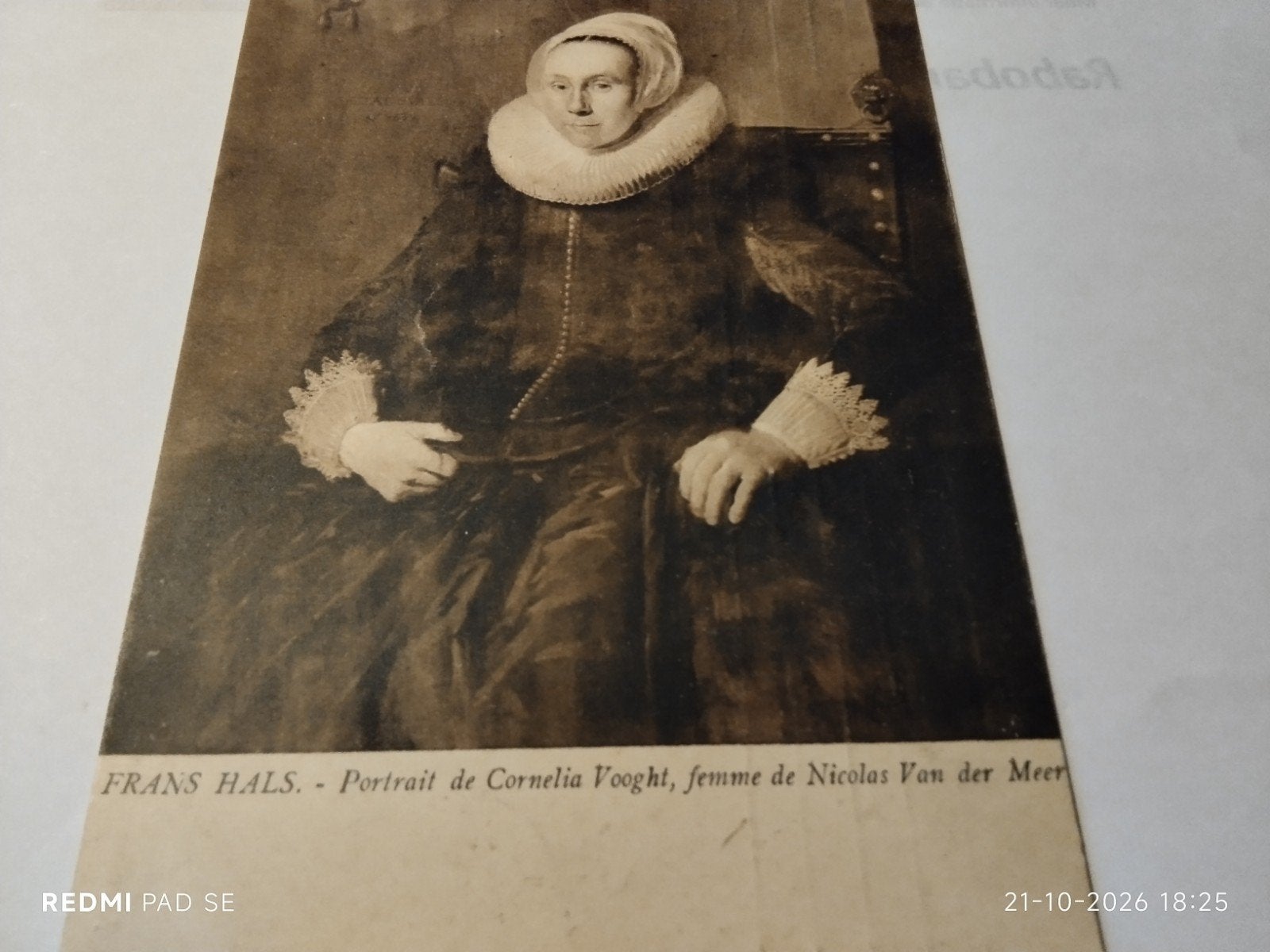 Oude briefkaart Frans Hals - Cornelia Vooght, Ophalen of Verzenden, Voor 1920, Gelopen, Noord-Holland