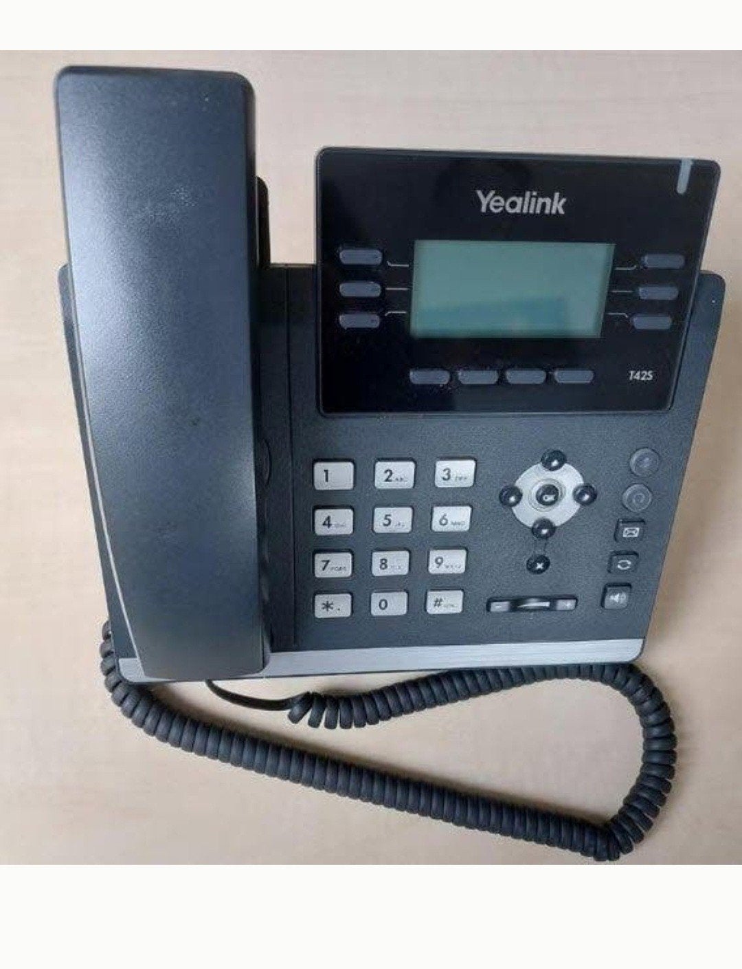 Yealink T42S VoIP Telefoon - Zakelijke Communicatie, Ophalen of Verzenden, Gebruikt, 1 handset
