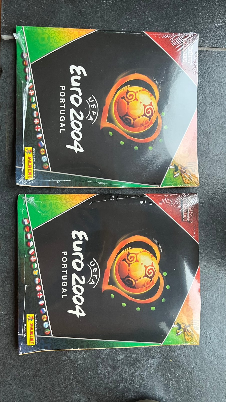 Panini 2004 portugal euro wk eurocup geaseled set met album, Ophalen of Verzenden, Zo goed als nieuw, Meerdere stickers