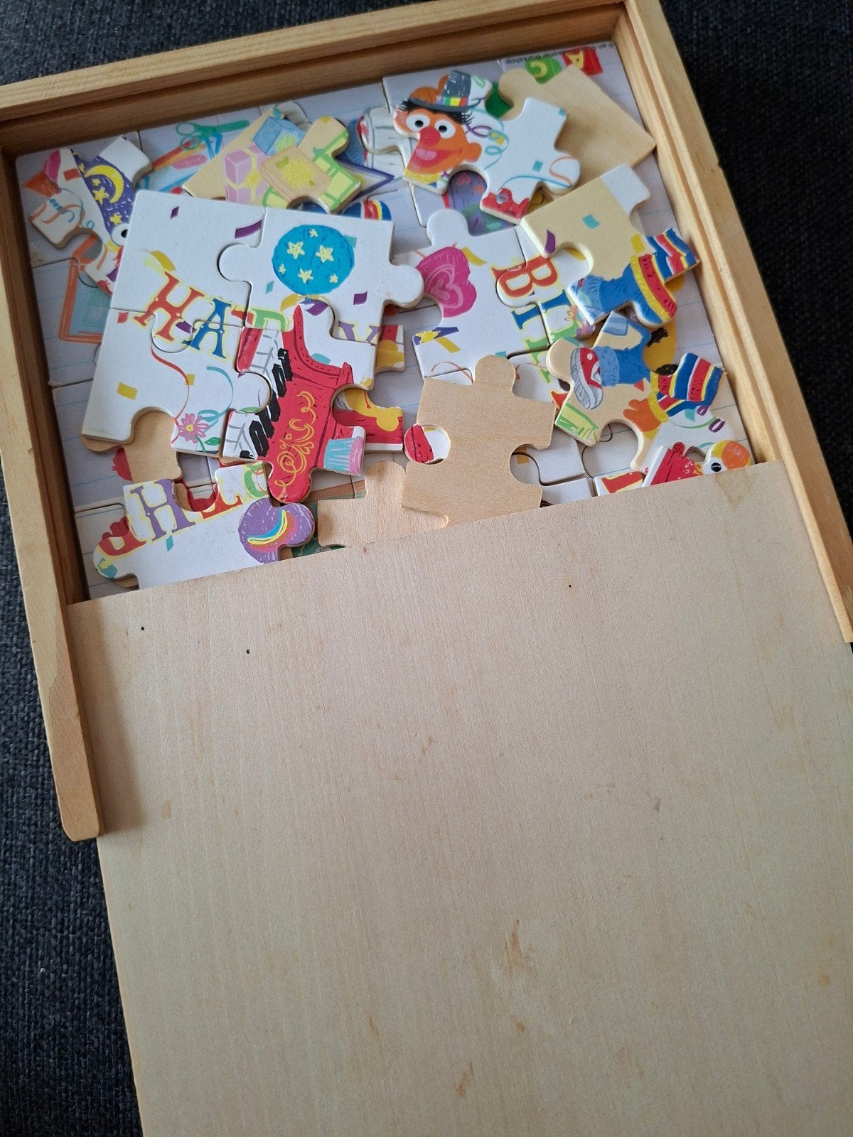 Houten kinderpuzzels, Ophalen, Gebruikt