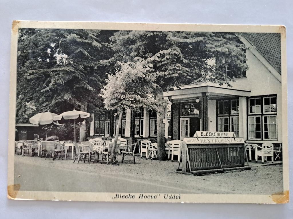 Uddel, Bleeke hoeve,  Hotel Restaurant, Ophalen of Verzenden