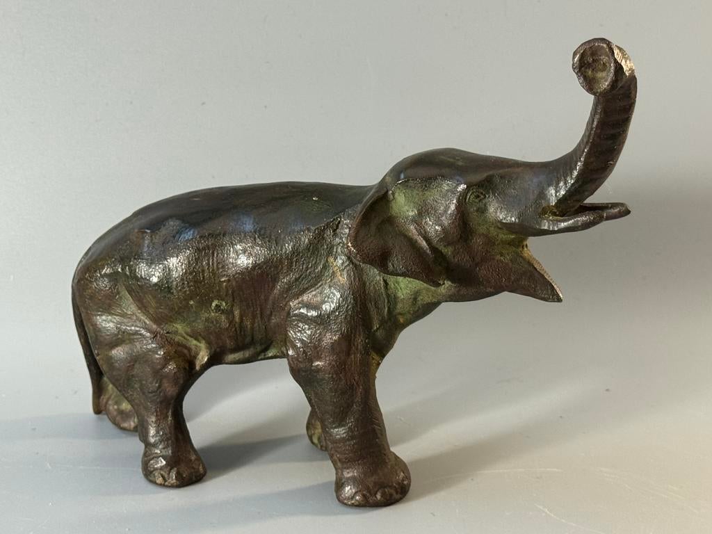 Bronzen beeld - Olifant - sculptuur, Antiek en Kunst, Ophalen of Verzenden