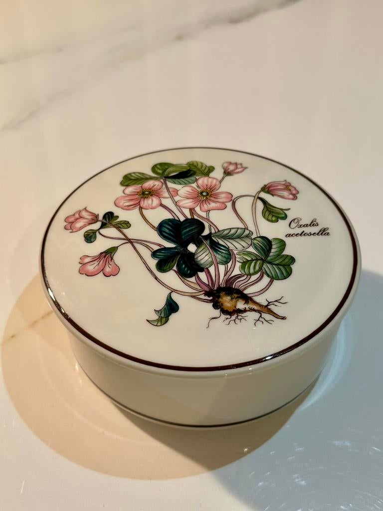Vintage Villeroy &Boch Botanica dekseldoos Oxalis acetosella, Antiek en Kunst, Ophalen of Verzenden
