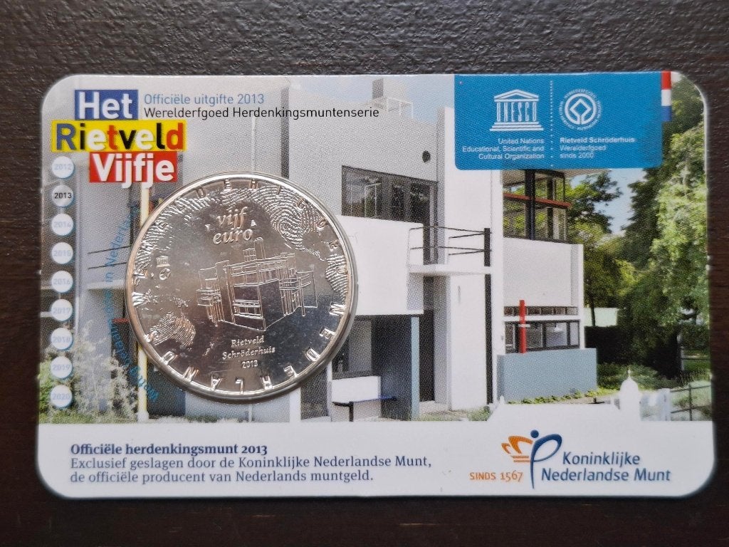 Het Rietveld Vijfje, Ophalen of Verzenden, Koningin Beatrix, Euro's, Losse munt