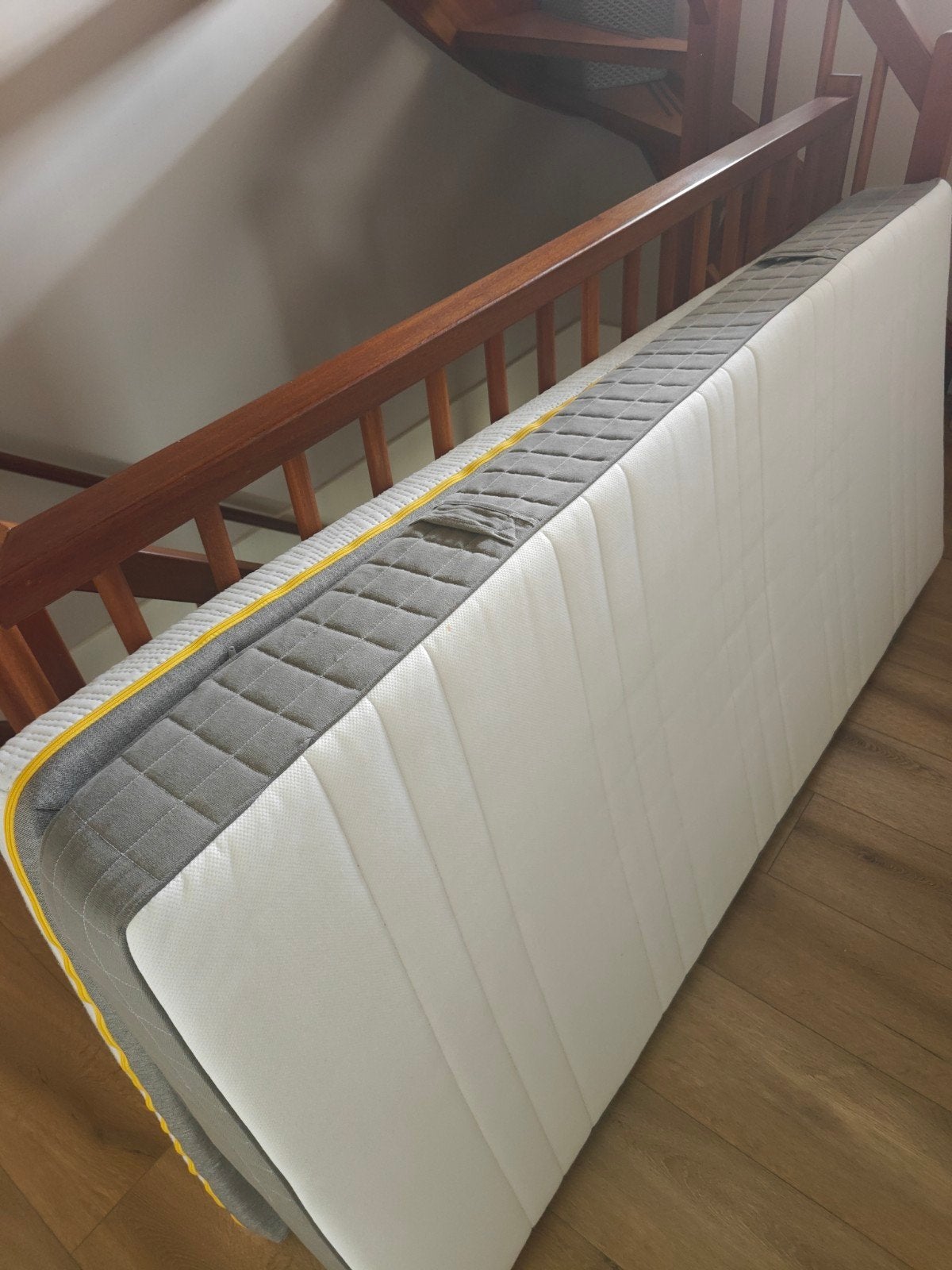 IKEA Morgedal matras 90x200cm + nette topper, Huis en Inrichting, Ophalen, 90 cm, Eenpersoons, Zo goed als nieuw