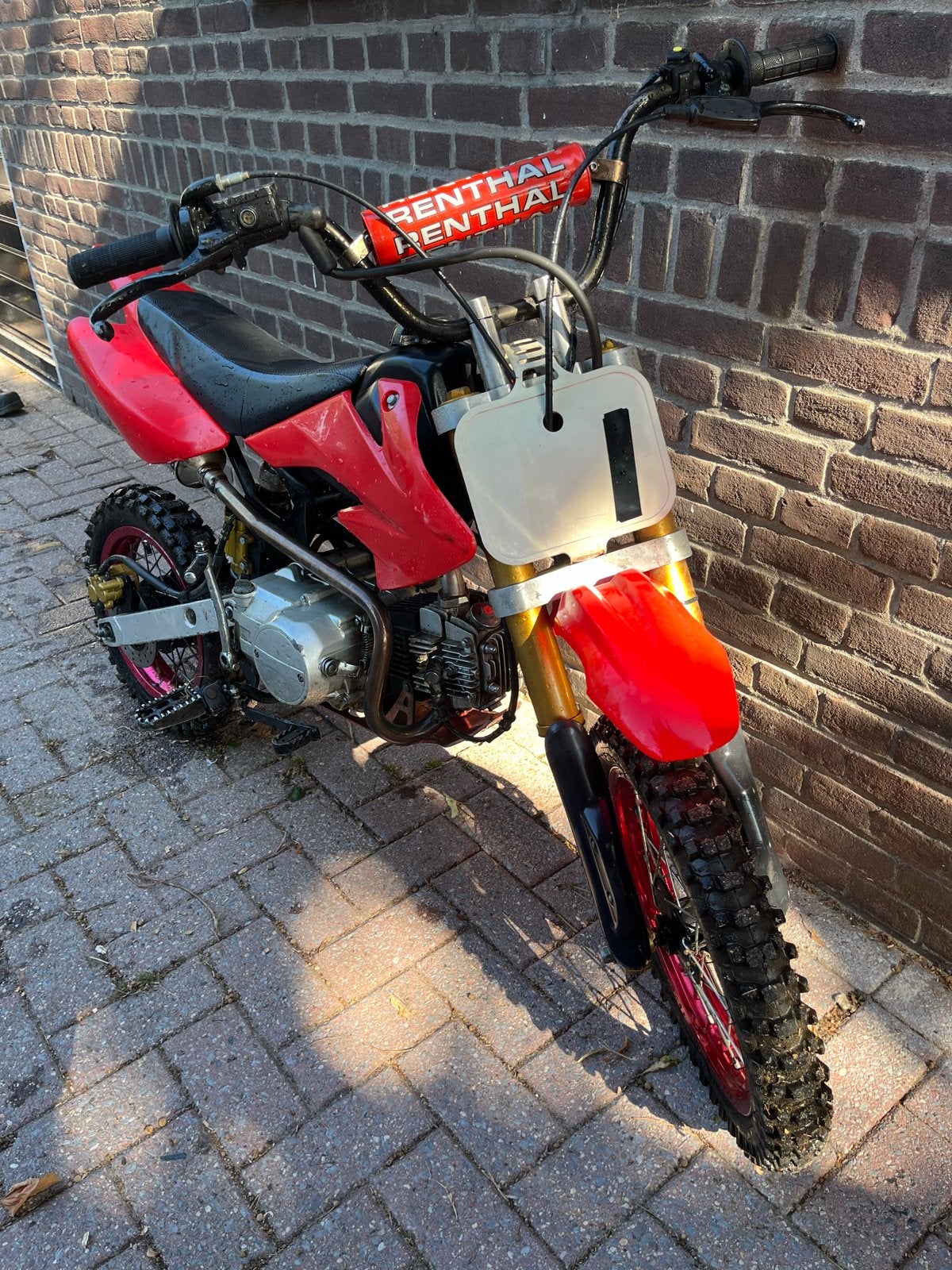 Dirtbike 125cc 4-takt met kleine wielen, Fietsen en Brommers, Ophalen, Gebruikt, Overige merken