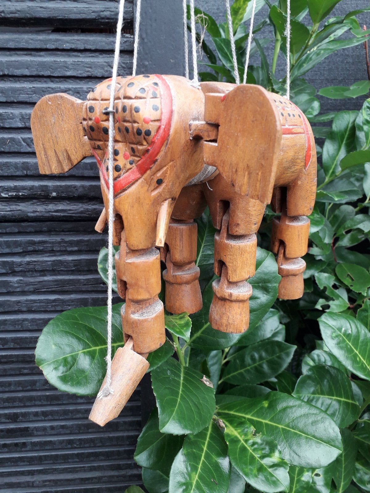 Indiase houten marionet olifant vinted, Antiek en Kunst, Ophalen of Verzenden, Hout, Overige typen, Overige onderwerpen
