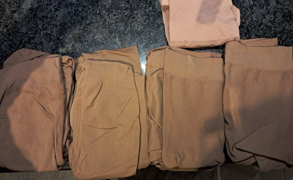 4 PAAR STEVIGE STEUN PANTY'S ZEER WEINIG GEDRAGEN., Ophalen of Verzenden, Zo goed als nieuw