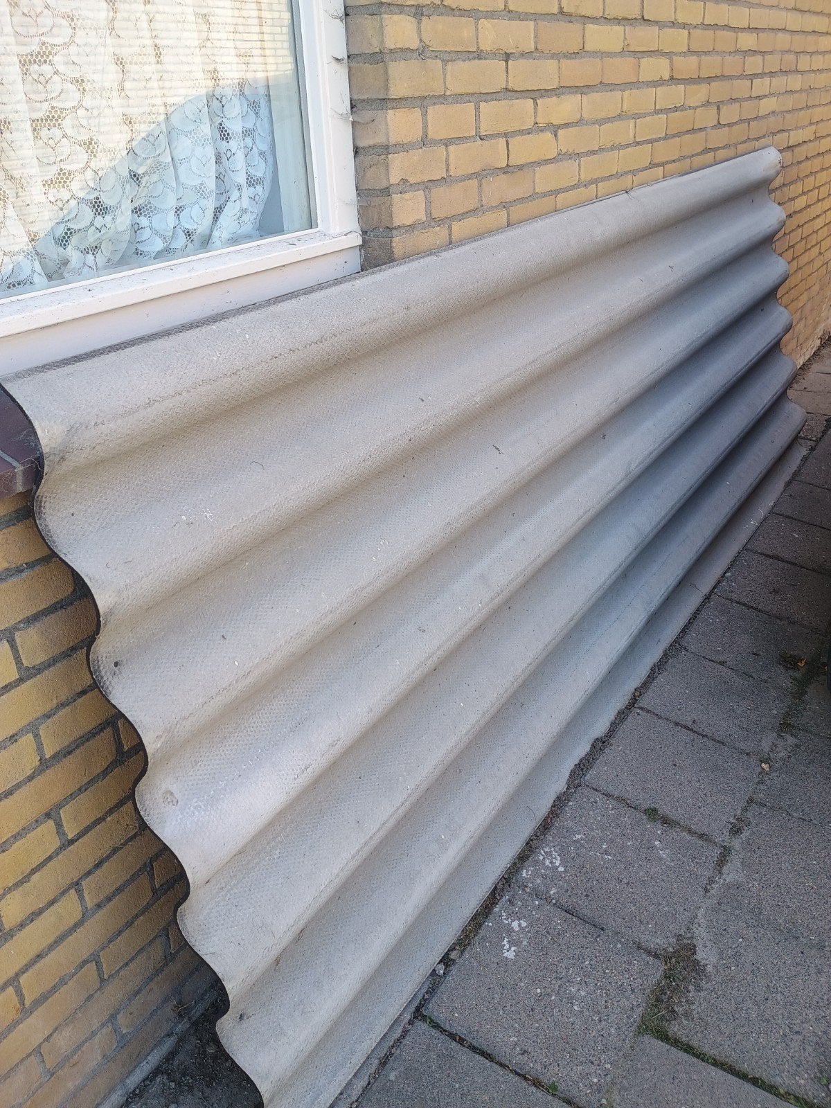 Golfplaat  - Grijs, Gebruikt, Goede Staat, Doe-het-zelf en Verbouw, Ophalen, Overige materialen, Zo goed als nieuw, 15 m² of meer