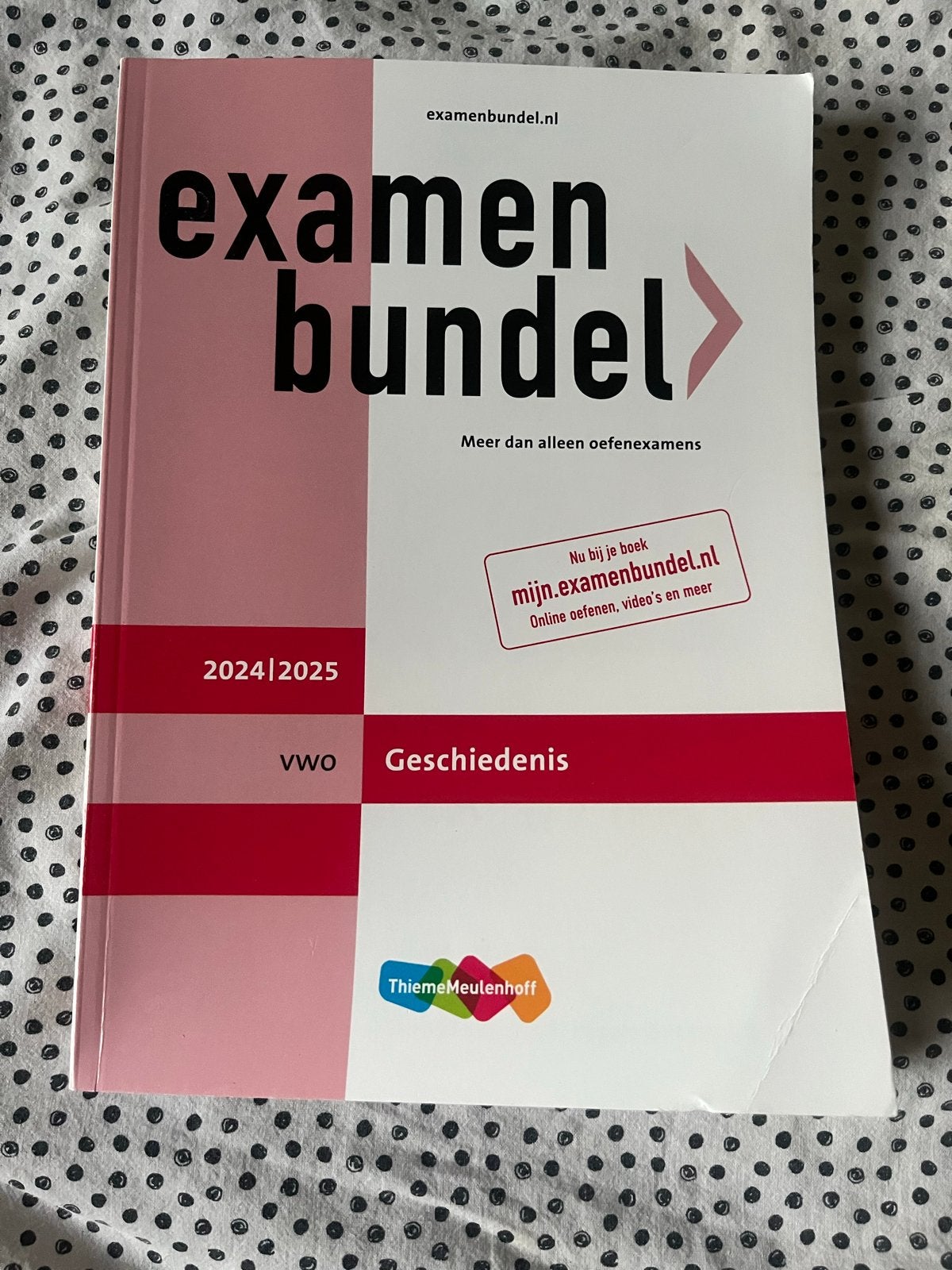 Examenbundel VWO Geschiedenis 2024/2025, Boeken, Ophalen of Verzenden, Zo goed als nieuw, VWO, Geschiedenis