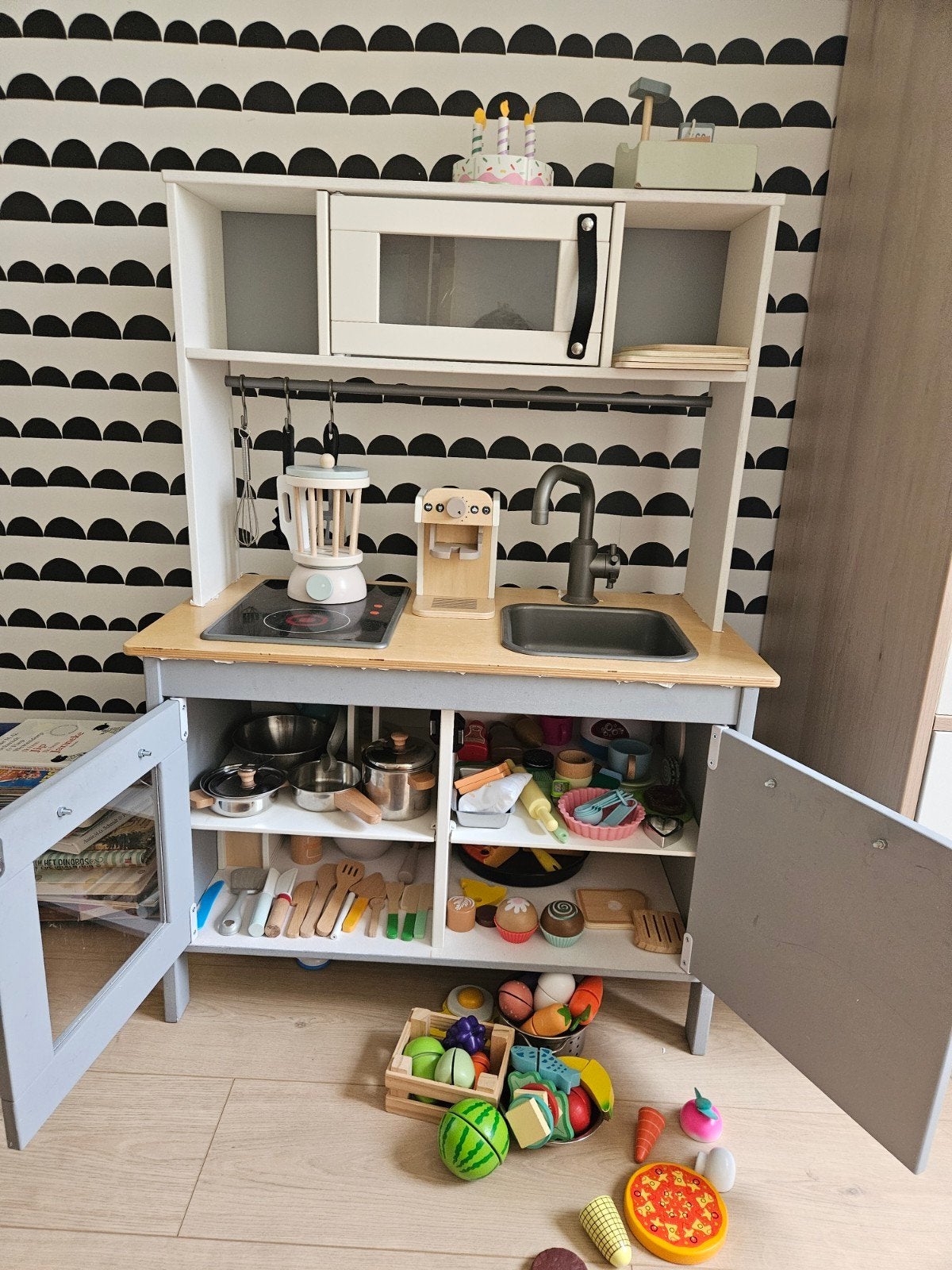 Houten Speelkeuken met Accessoires, Ophalen of Verzenden, Gebruikt