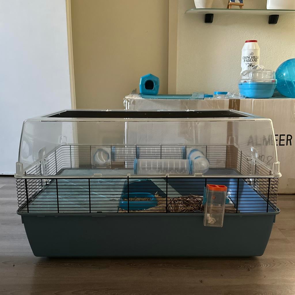 Ferplast Hamsterkooi Duna Fun LARGE, Dieren en Toebehoren, Knaagdieren en Konijnen | Hokken en Kooien, Ophalen, Zo goed als nieuw