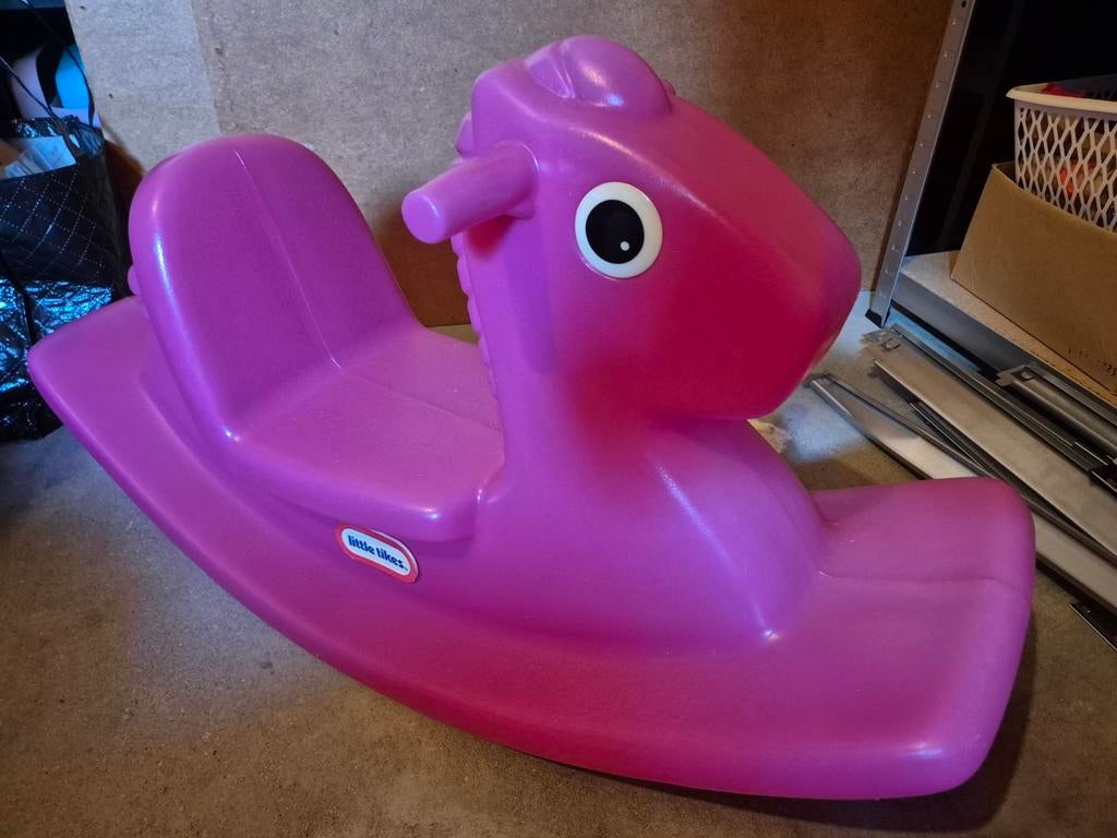 Bijna nieuwe Little Tikes hobbelpaard, Ophalen of Verzenden, Zo goed als nieuw