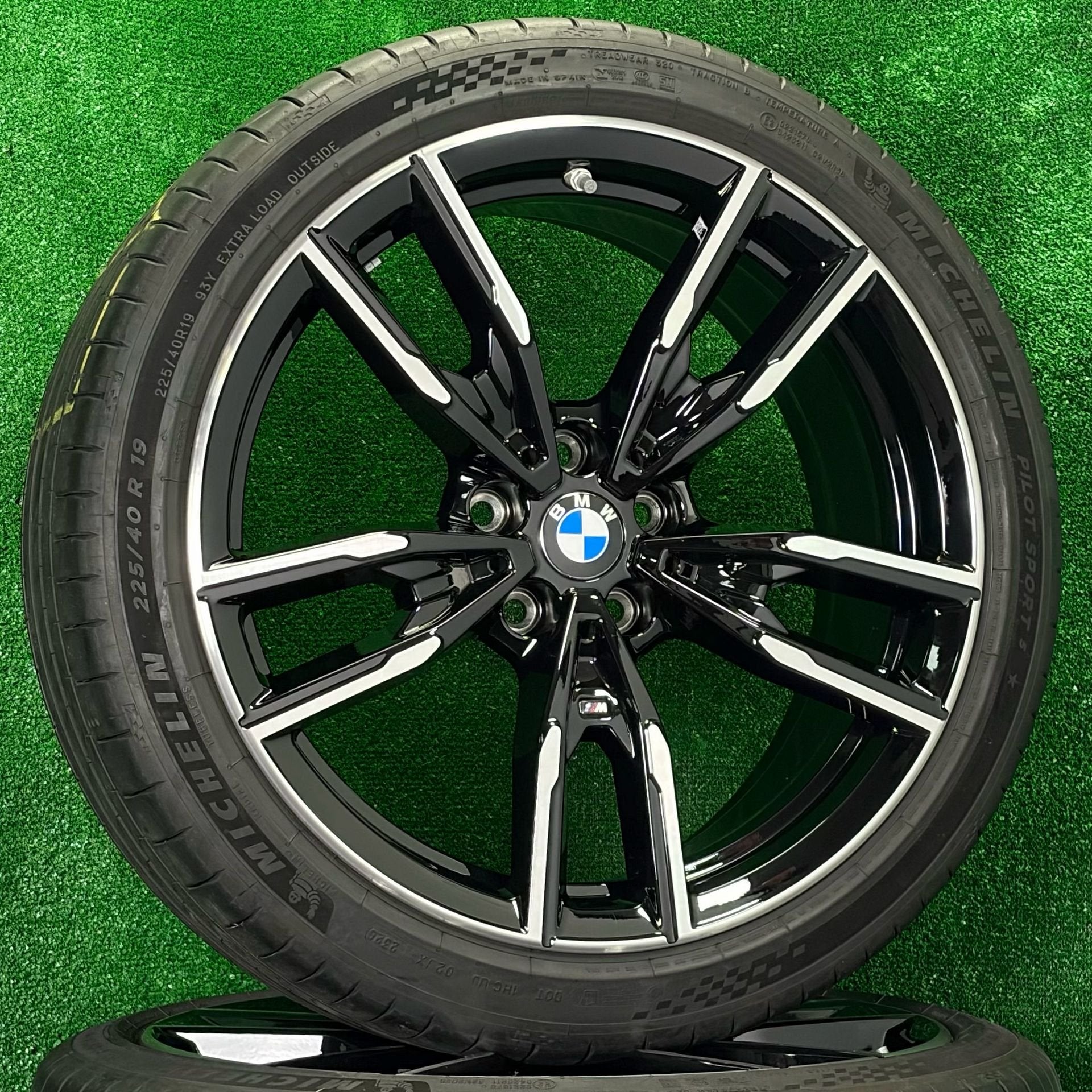 Originele 19 inch BMW 792M velgen banden 3-serie G20 G21, 19 inch, Gebruikt, 255 mm, -