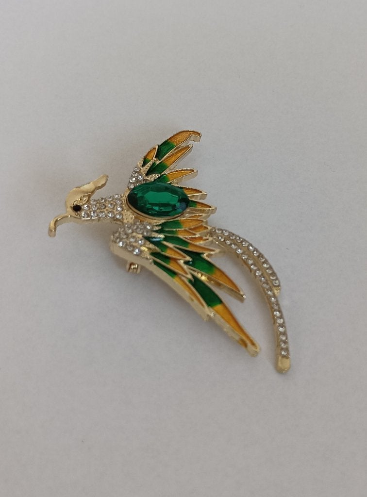 Feniks broche, Sieraden, Tassen en Uiterlijk, Overige materialen, 4 tot 7 cm, Overige kleuren, Nieuw
