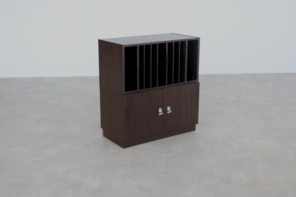 vintage audiomeubel | vinylkast | jaren 80 | Zweeds, Gebruikt, Overige materialen, ., .