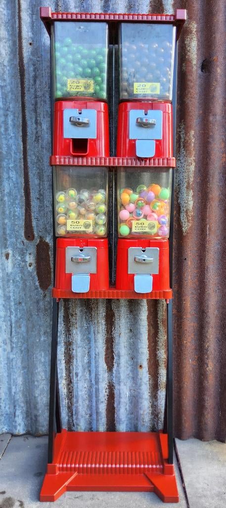 Kauwgombalautomaat Brabo retro snoepautomaat capsules kermis, Ophalen, Zo goed als nieuw