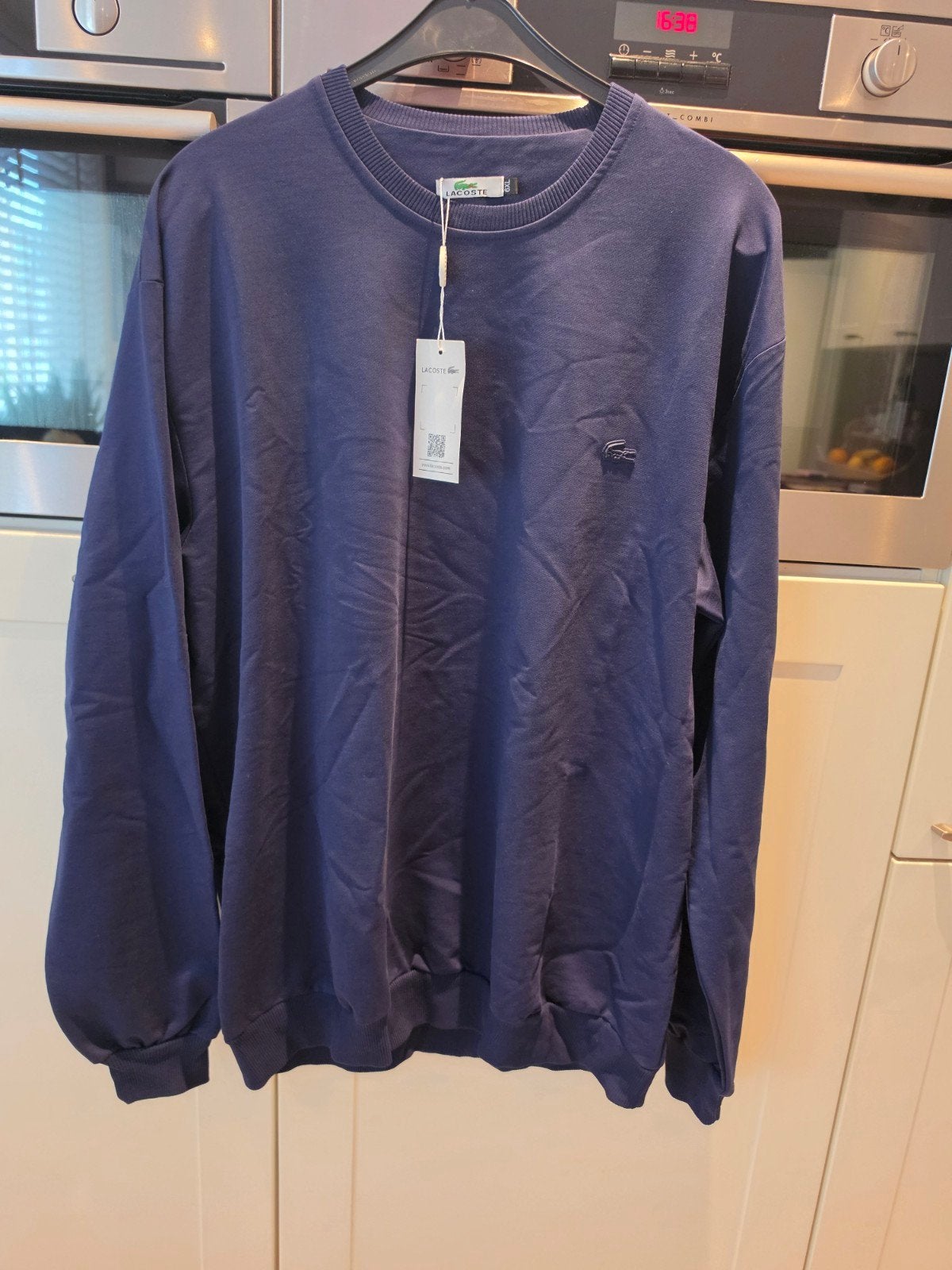 Nieuwe Lacoste sweater - Prima kwaliteit, Kleding | Heren, Truien en Vesten, Blauw, Lacoste, Nieuw, Overige maten