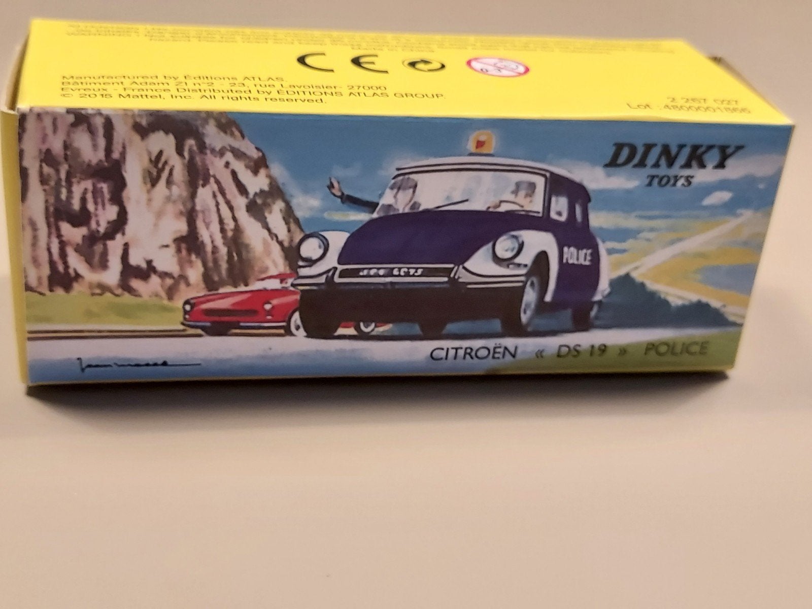Citroën DS19 Police Dinky Toys Atlas nieuw in doosje 1:43, Ophalen of Verzenden, Nieuw, Auto, Dinky Toys