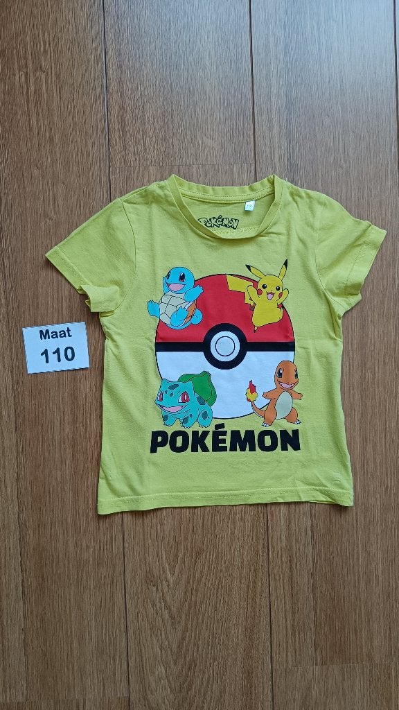 Pokemon t-shirt met korte mouwen C&A maat 110, Kinderen en Baby's, Kinderkleding | Maat 110, Gebruikt, C&A, Jongen of Meisje, Ophalen of Verzenden