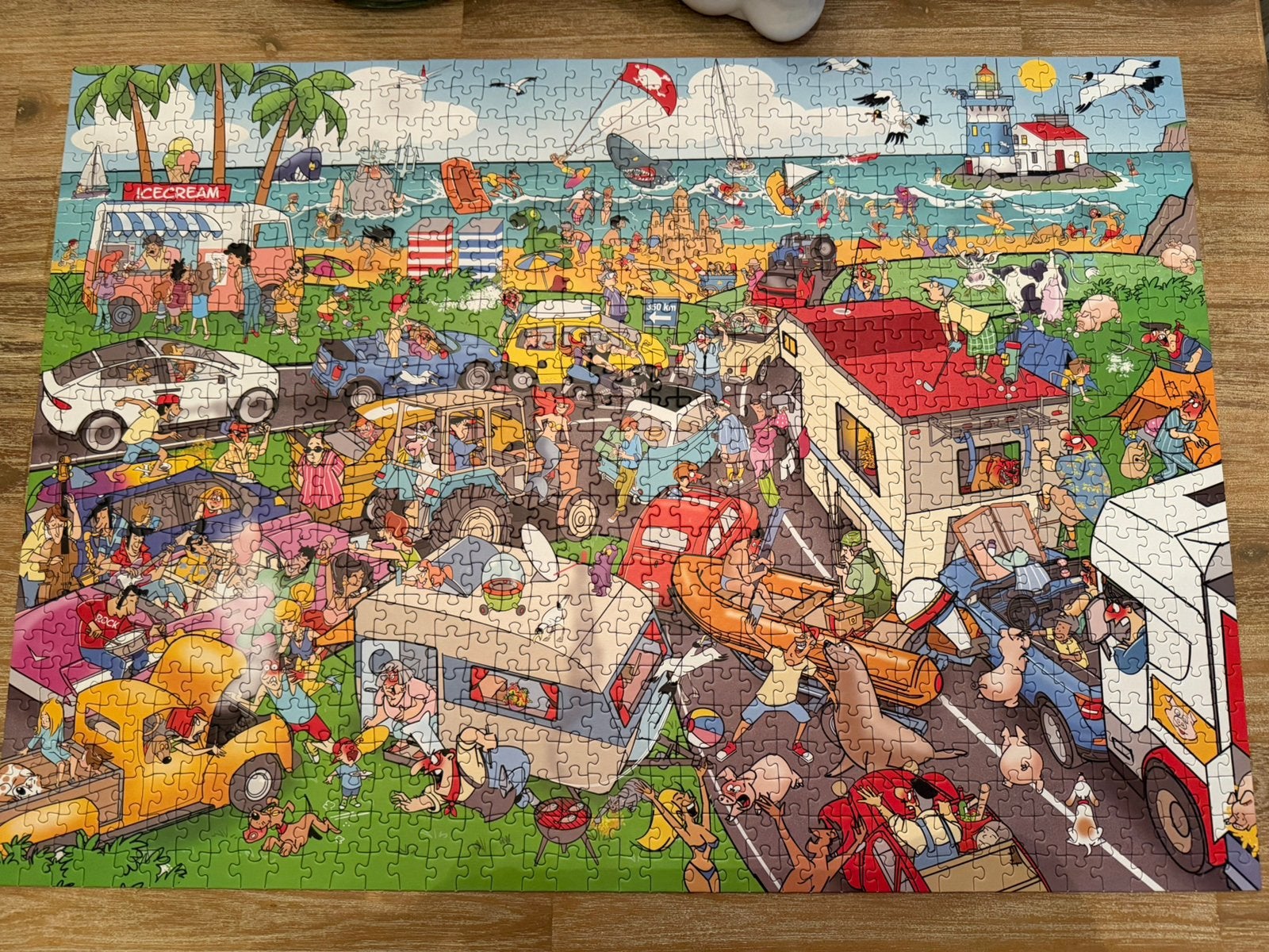 Compleet puzzel, Ophalen of Verzenden, 500 t/m 1500 stukjes, Zo goed als nieuw