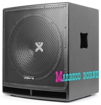 Actieve Subwoofer speaker,Versterker Subwoofer 15 inch,SWP15, Subwoofer, Vonyx, Nieuw, Info@marbeco.nl
