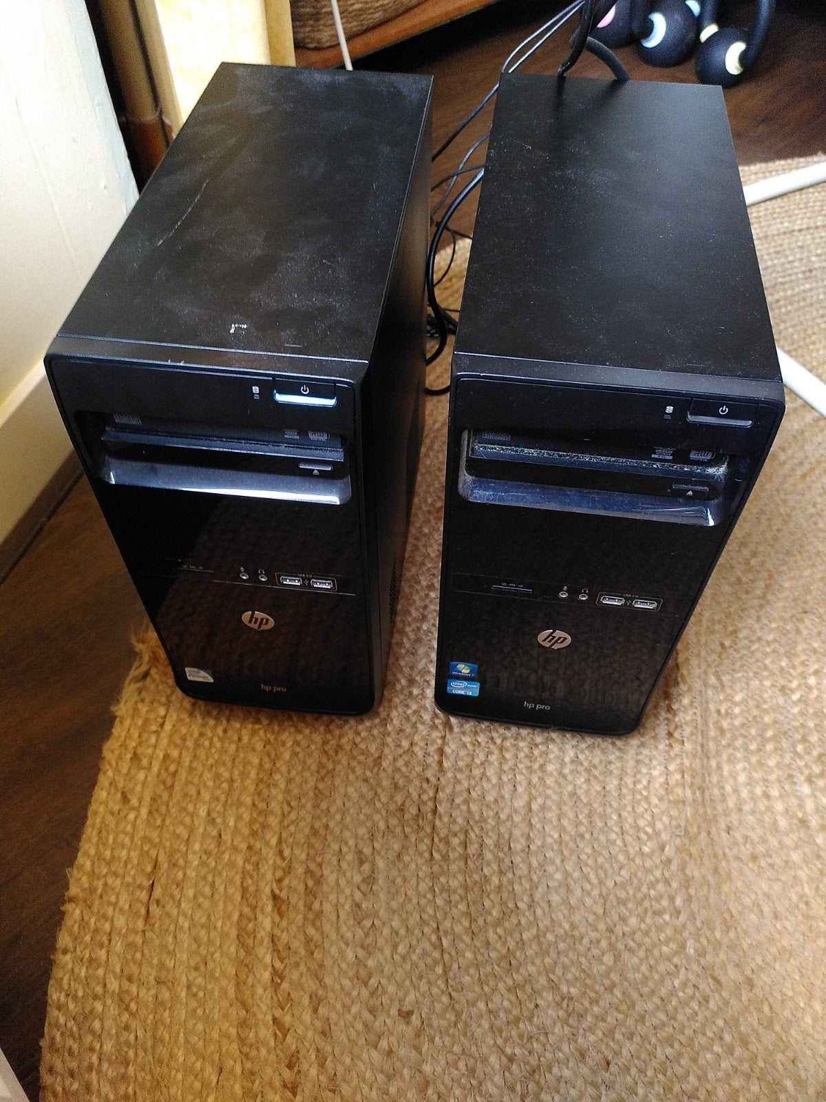 2x HP PC (i3 6GB RAM, i5 10GB RAM) Windows 10, Computers en Software, Desktop Pc's, Gebruikt, HDD, 8 GB, 3 tot 4 Ghz