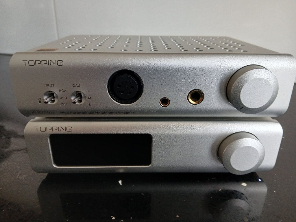Topping a30 pro + d30 pro (koptelefoonversterker met dac), Ophalen of Verzenden, Zo goed als nieuw