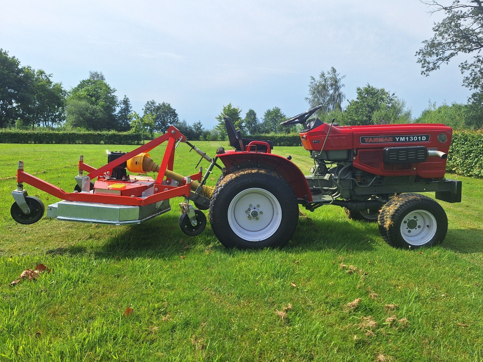 Yanmar YM1301D Compact Tractor - 13pk Diesel minitractor, Zakelijke goederen, Agrarisch | Tractoren, Ophalen, Gebruikt, Tot 80 Pk