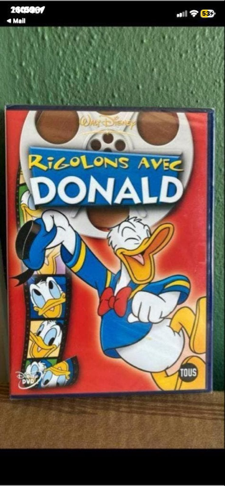 Disney Donald Duck DVD - Rigolons avec Donald, Cd's en Dvd's, Gebruikt, Alle leeftijden, Nederlands, Ophalen of Verzenden