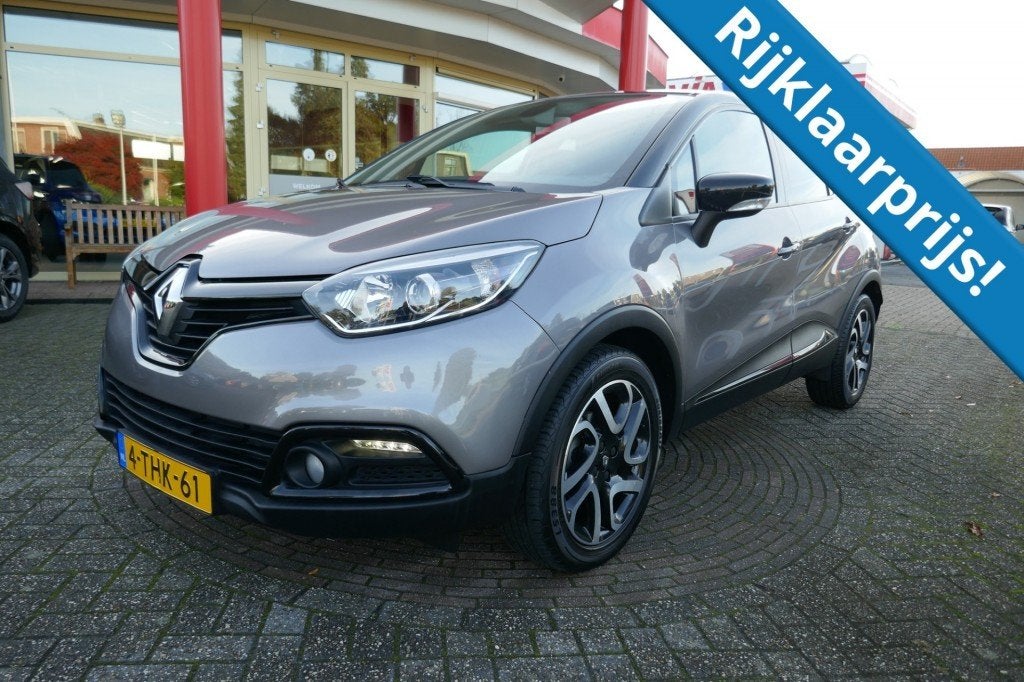 Renault CAPTUR 0.9 TCE DYNAMIQUE  AIRCO/TREKHAAK/NAVIGATIE/C, Auto's, Voorwielaandrijving, Gebruikt, Met garantie (alle), 49 €/maand