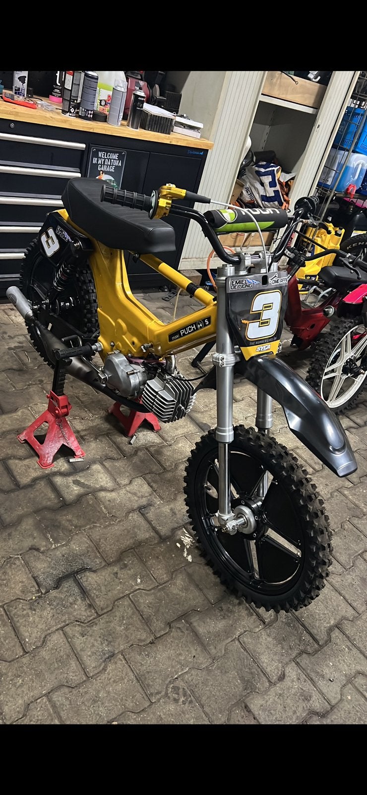 Puch maxi 74cc gilardoni, Fietsen en Brommers, Brommers | Puch, Zo goed als nieuw, Maxi, Ophalen