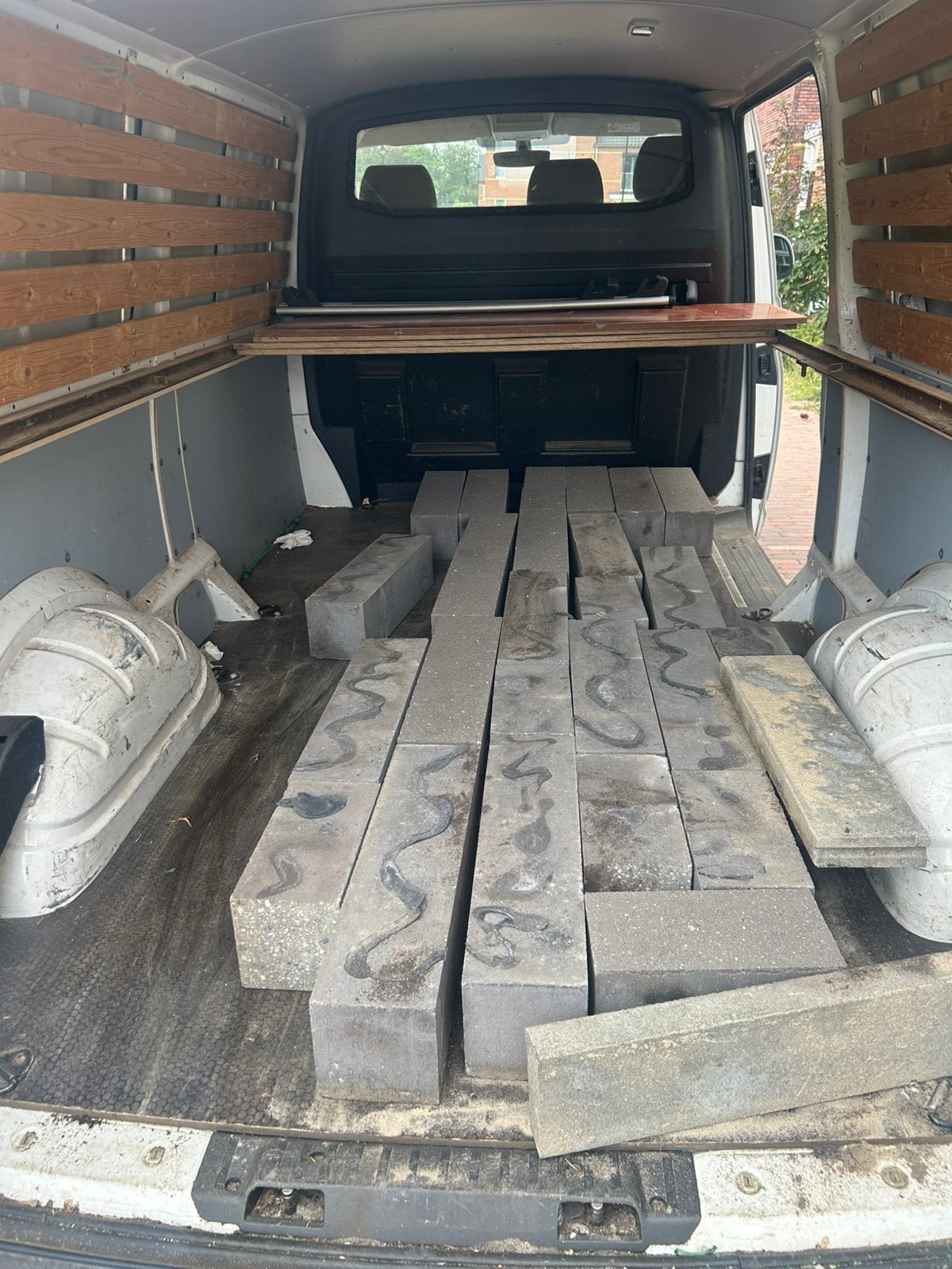 Tegels TEAB, Tuin en Terras, Ophalen, Gebruikt, Beton, Terrastegels