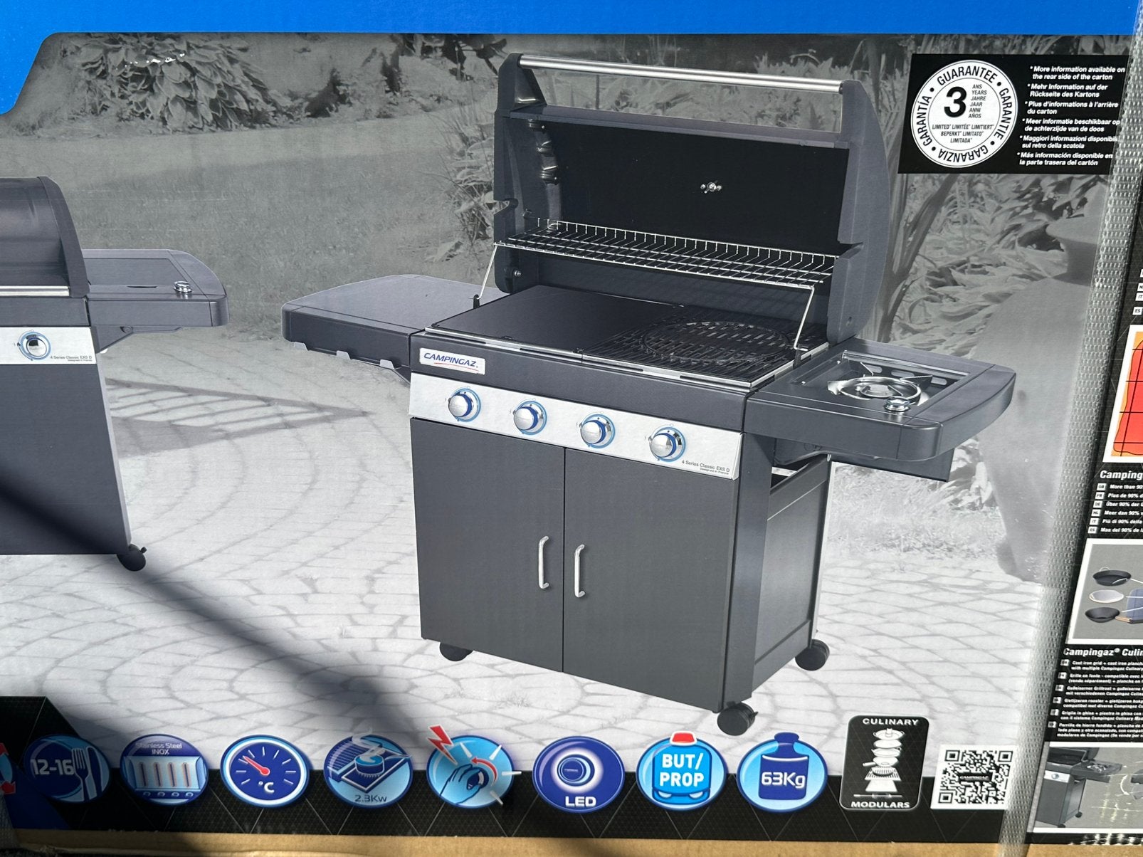 Nieuw : Campingaz Series 4 Classic EXS D gas bbq barbecue, Ophalen, Nieuw