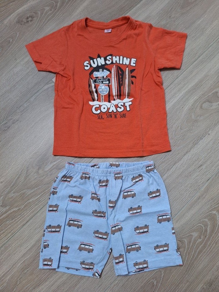 Kind shortama pyama set Zeeman - maat 92, Gebruikt, Ophalen of Verzenden, Jongen, Nacht- of Onderkleding