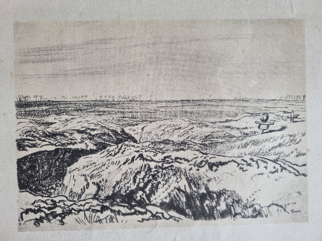 muirhead bone 1876–1953 in the santerre, Ophalen of Verzenden